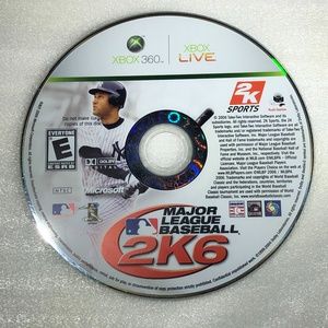 XBOX 360 MAJOR LEAGUE BASEBALL 2K6 DISC ONLY